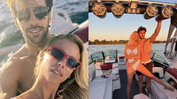 Nicole Neumann compartió fotos románticas navegando con José Manuel Urcera