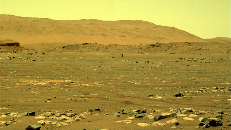 La foto tomada del Perseverance el 18 de abril.