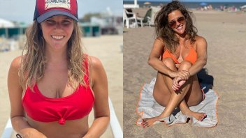 Luciana Rubinska descansa en la Costa: sus fotos en la playa