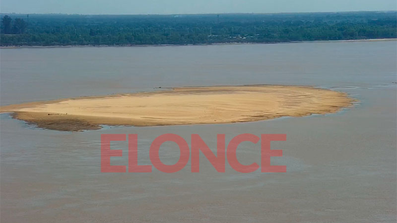 En plena ola de calor extremo, el río alcanzó la marca histórica en Paraná