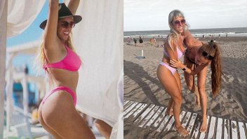 Nati Jota impacta con sus curvas en bikini y su hermana acapara las miradas