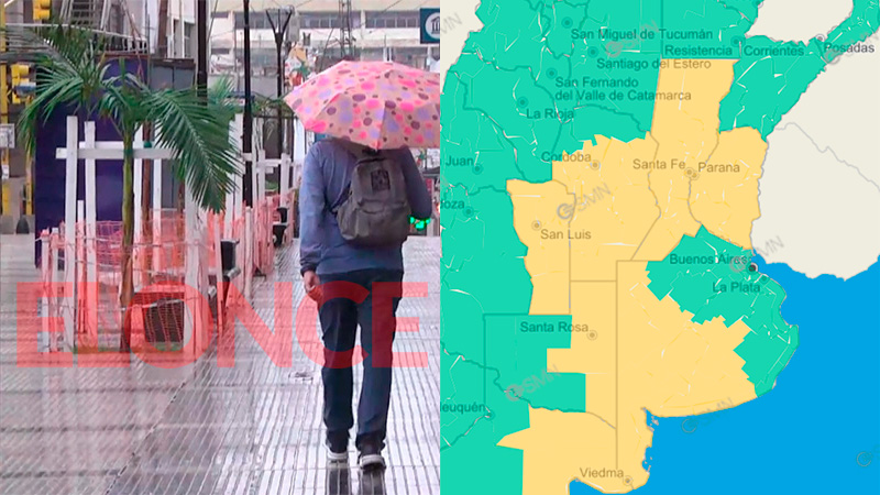 El SMN emitió una alerta amarilla por tormentas para la provincia de ...