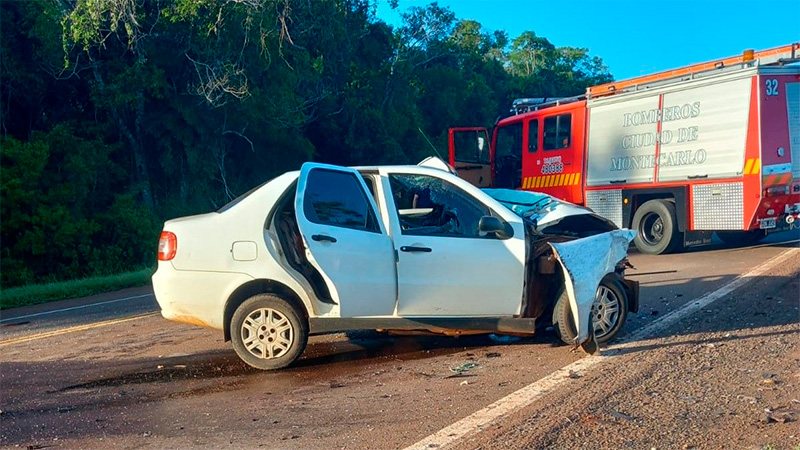 Tres muertos fue el saldo de un choque frontal sobre Ruta 12 | Elonce.com
