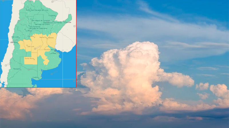 Emitieron alerta amarillo por tormentas para Entre Ríos y otras ...