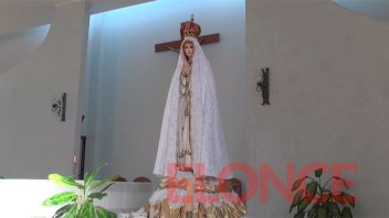Realizarán caravana y misa por la fiesta patronal de la Virgen de Fátima