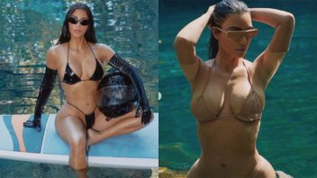 Kim Kardashian acaparó todas las miradas con una foto de espaldas en la playa