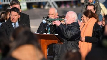 La emotiva historia de la trompeta de Malvinas que sonó en el Día de la Bandera