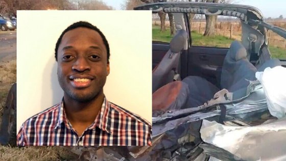 Murió en accidente un ingeniero africano miembro de conocida familia entrerriana