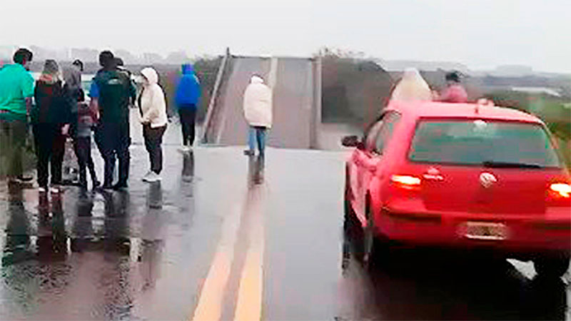 La tragedia sobre Ruta 12, en Corrientes, en julio de 2017.-