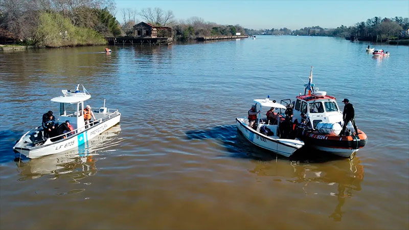 Encontraron un segundo cuerpo en el río Luján.