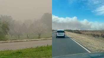 Incendios en el Delta: el humo comenzó a llegar a ciudades y rutas entrerrianas