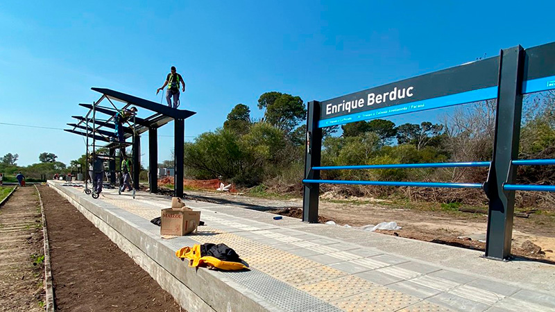 Avanzan las obras para extender el tren hasta La Picada