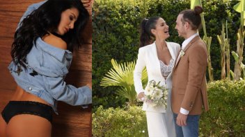 Silvina Escudero se casó con un look especial: antes dejó un “regalo” a sus fans