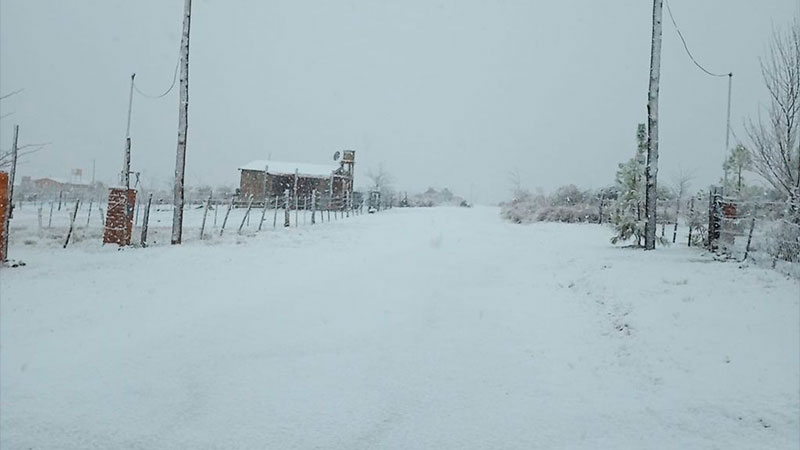 La nieve en el Champaqu&iacute; en el inicio de la primavera.