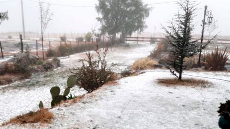 La Cumbrecita recibi&oacute; el 21 de septiembre cubierta de blanco.
