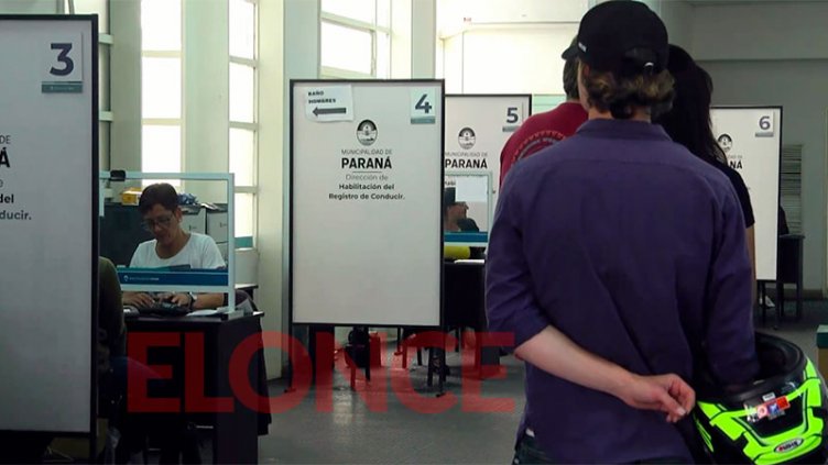 Rigen nuevas tarifas para tramitar la licencia de conducir en Paraná