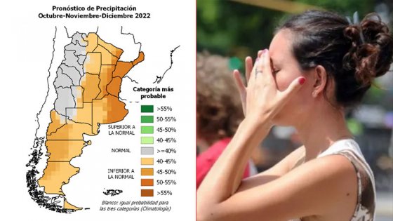 El pronóstico hasta fin de año preocupa en Entre Ríos: pocas lluvias y calor