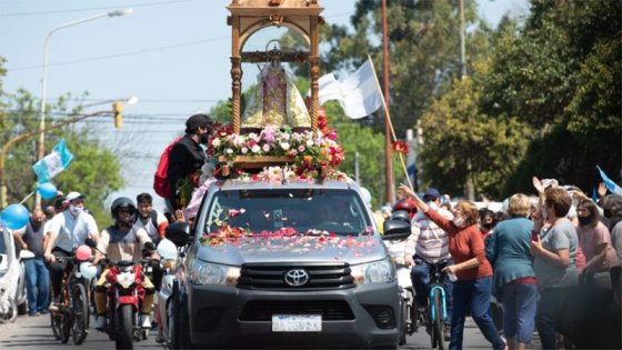 La Virgen del Rosario recorrerá hoy las calles de Paraná: detalle de la caravana