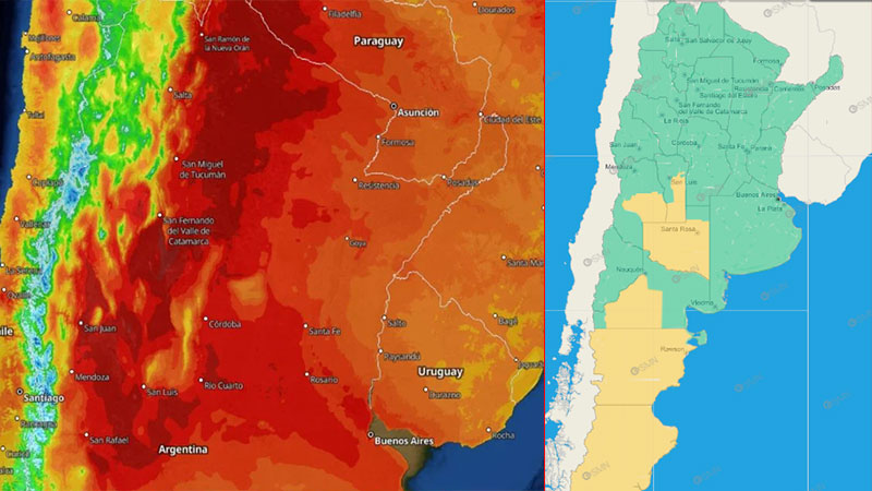 Alertan por otro brusco cambio de vientos al sur con fuertes ráfagas esta semana