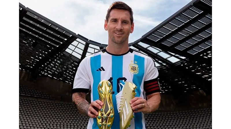 Qatar 2022 Messi Botines De Oro Botines Dorados Messi