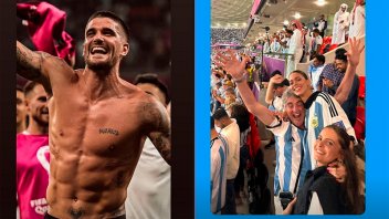 El conmovedor mensaje de De Paul a Tini Stoessel tras la victoria de Argentina