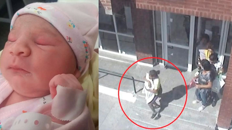 Una falsa enfermera se robó a una bebita recién nacida de un hospital