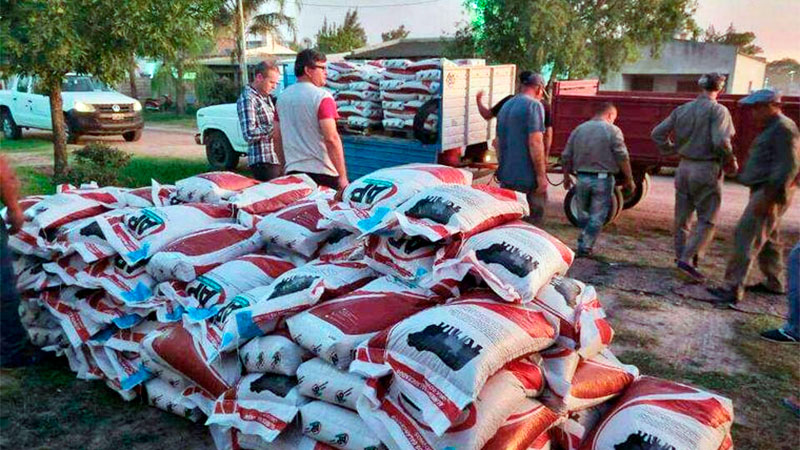 Por la sequía, se inició una campaña solidaria en el norte santafesino