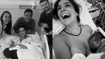 Agustina Cherri fue mamá por cuarta vez y reveló el nombre del bebé