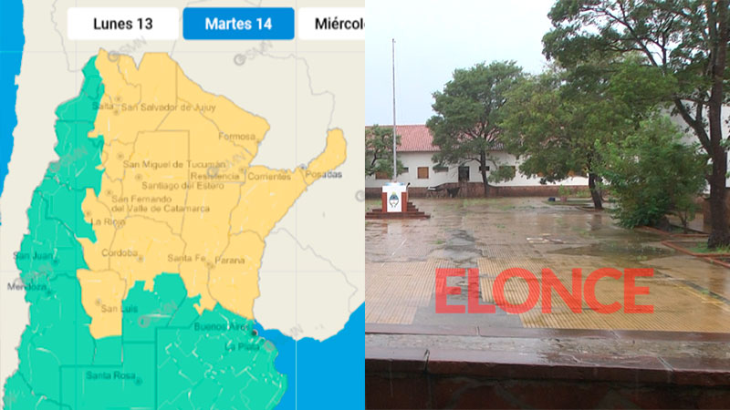 Amplían el área de alerta por tormentas para Entre Ríos y otras trece ...