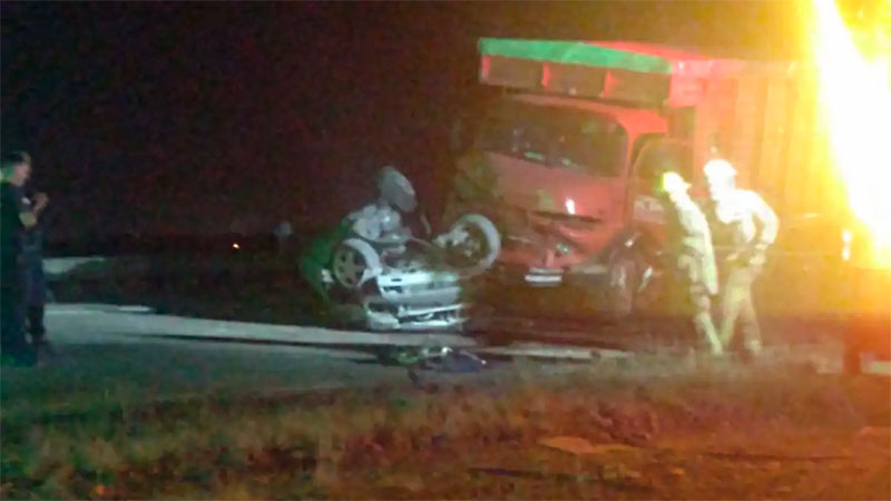 Adolescente murió y otro se encuentra en grave estado tras un vuelco y ...