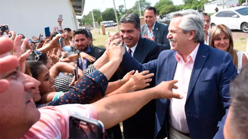 El presidente Alberto Fern ndez inaugura la escuela N 82 de Chaco