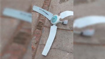 Un ventilador de techo cayó sobre la cabeza de un alumno en escuela entrerriana
