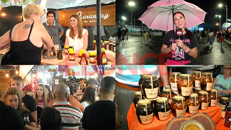Pese a la lluvia, comenzó la Fiesta de la Apicultura en Maciá