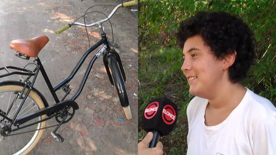 Caminaba 7 km hasta la escuela y le regalaron bicicleta: “No hay que rendirse”