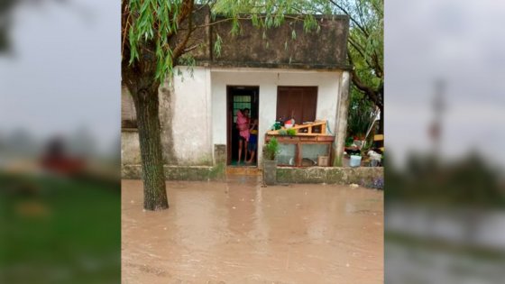 Temporal de lluvia, viento y granizo causó daños y anegamientos en Urdinarrain