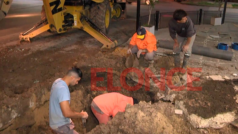 Reparan cañería y podría haber faltante de agua en una zona de la ...