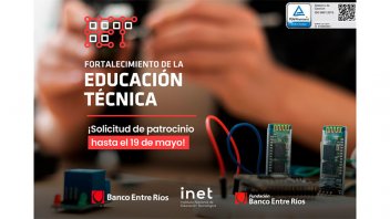 Banco Entre Ríos patrocinará proyectos de educación técnica, empleo y tecnología