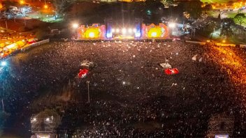 Más de 40.000 personas disfrutaron del show de La Renga en Concordia