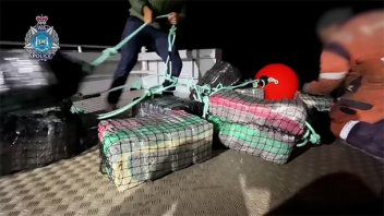 Incautan 900 kilos de cocaína en barco en Australia: había partido de Argentina