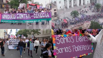 Ni una menos en Paraná: “Un año más, presentes en las calles, juntas y unidas”