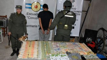 Incautaron drogas y dinero en un operativo por narcomenudeo en Concordia