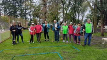 Realizaron encuentro de Golf Croquet con adultos mayores en Colonia Avellaneda