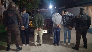 Detuvieron a cuatro sujetos que robaban en el predio de ferrocarril en Paraná