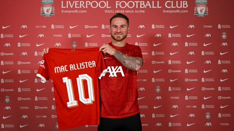 El Liverpool inglés hizo oficial la contratación de Alexis Mac Allister.