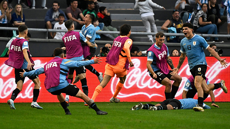 Uruguay venció a Israel y jugará la final del Mundial Sub 20.