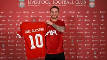El Liverpool inglés hizo oficial la contratación de Alexis Mac Allister