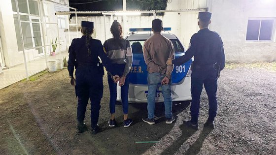 Una embarazada y su pareja rompieron el vidrio de una peluquería y robaron