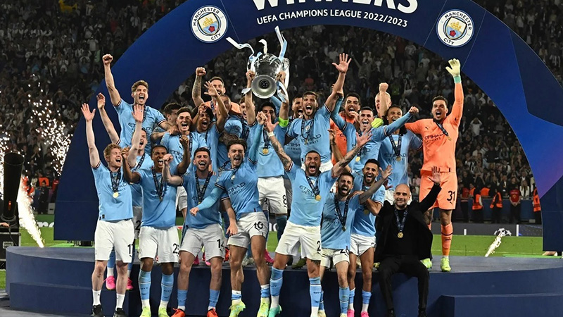 Manchester City logró la primera Champions League de su historia.
