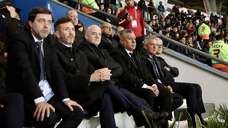 El presidente de FIFA estuvo en la final del Mundial Sub 20 en Argentina.