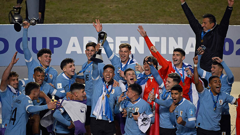 Uruguay se consagró campeón del Mundial Sub 20 por primera vez.